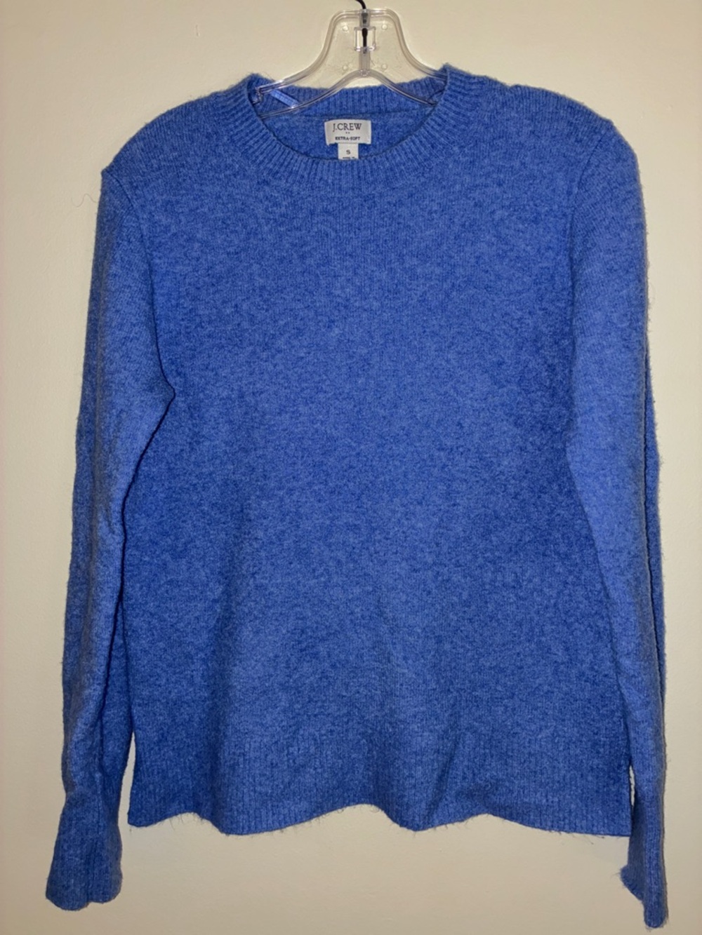 J. Crew Light Blue Extra-Soft Crewneck Sweater